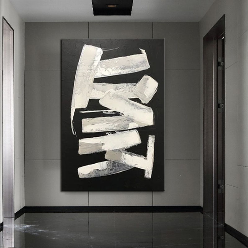 Bilboa Brushstroke Hand Painted Canvas