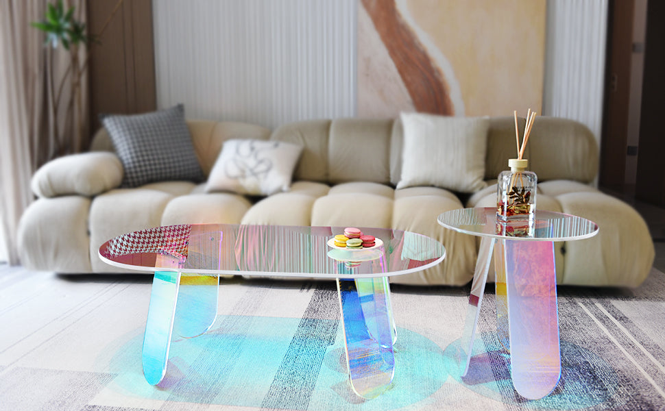 RAINBEAM Acrylic Coffee Table
