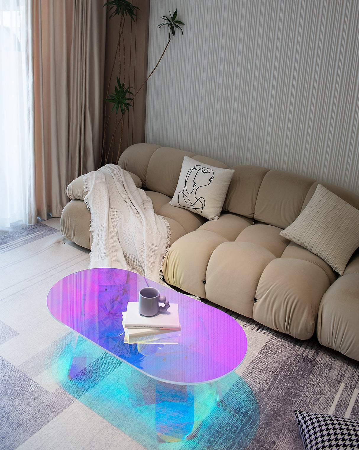Transparent Acrylic Coffee Table