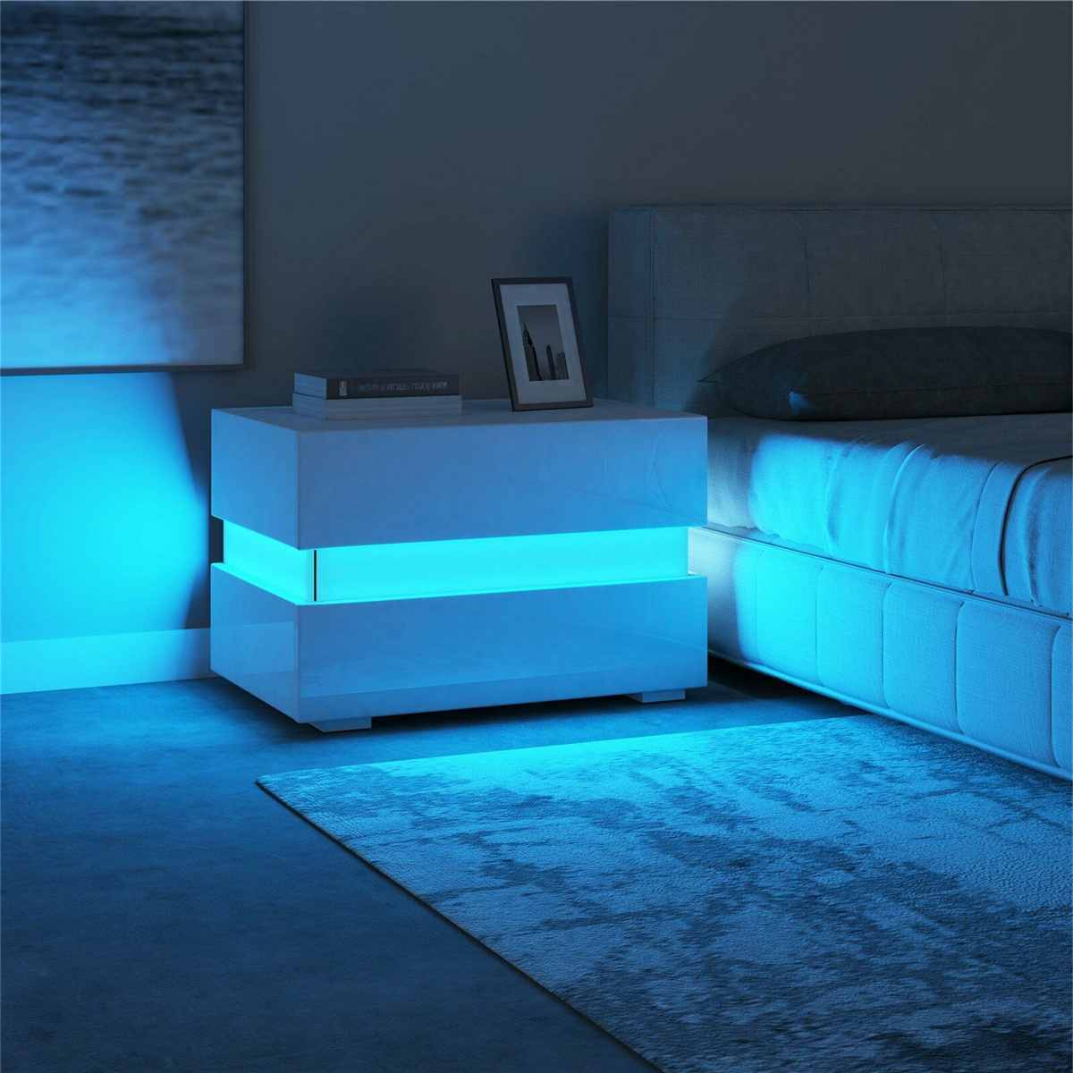Ultra Modern LED Side Table
