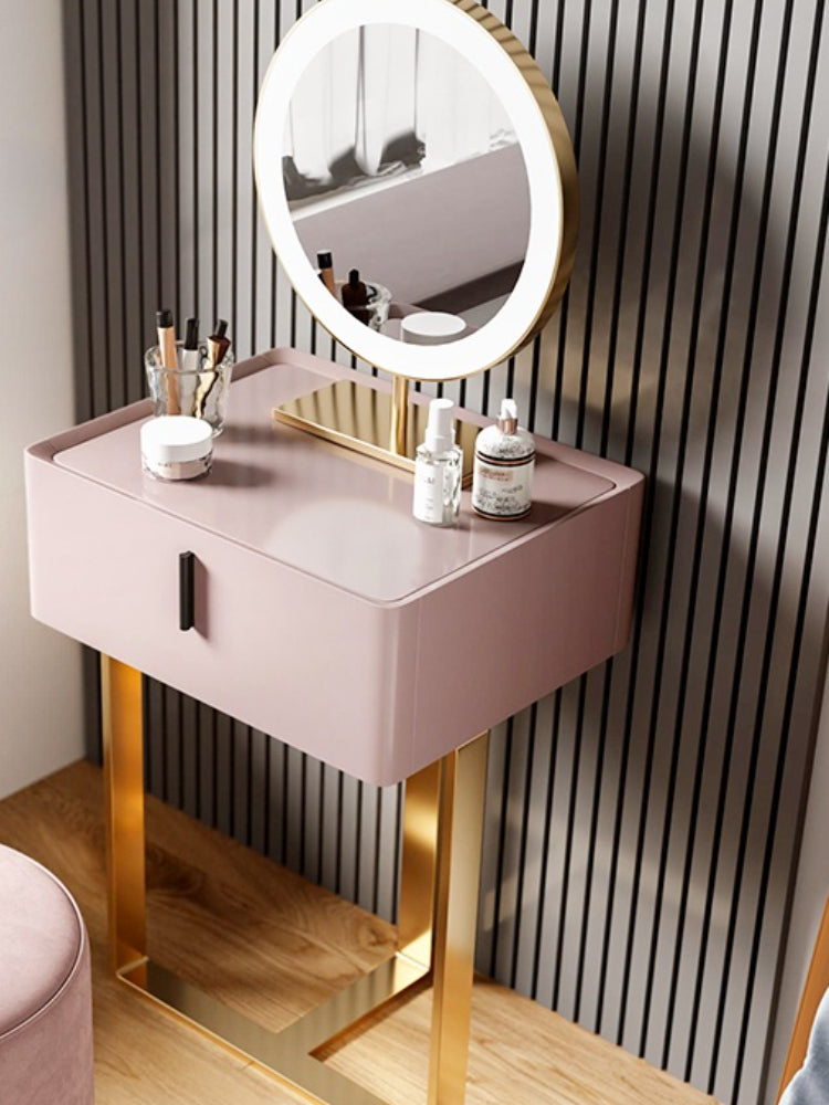 Modern Nordic Small Vanity with Simple Storage