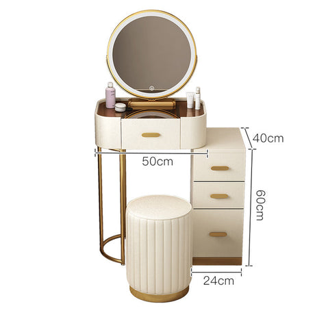 Modern Luxury Vanity with Mirror and Drawers