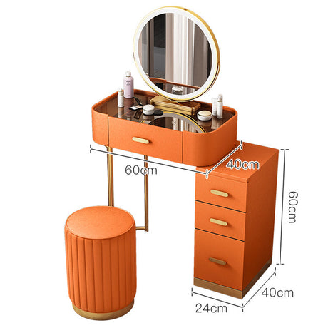 Modern Luxury Vanity with Mirror and Drawers