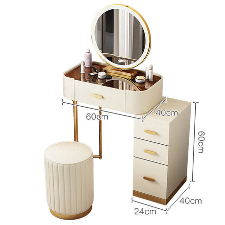 Modern Luxury Vanity with Mirror and Drawers