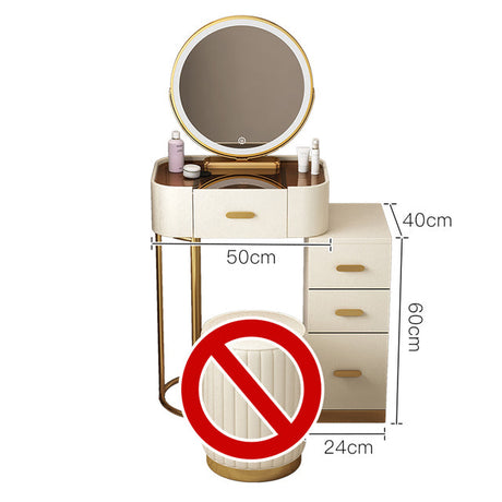 Modern Luxury Vanity with Mirror and Drawers