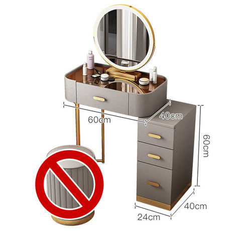 Modern Luxury Vanity with Mirror and Drawers