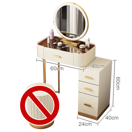 Modern Luxury Vanity with Mirror and Drawers