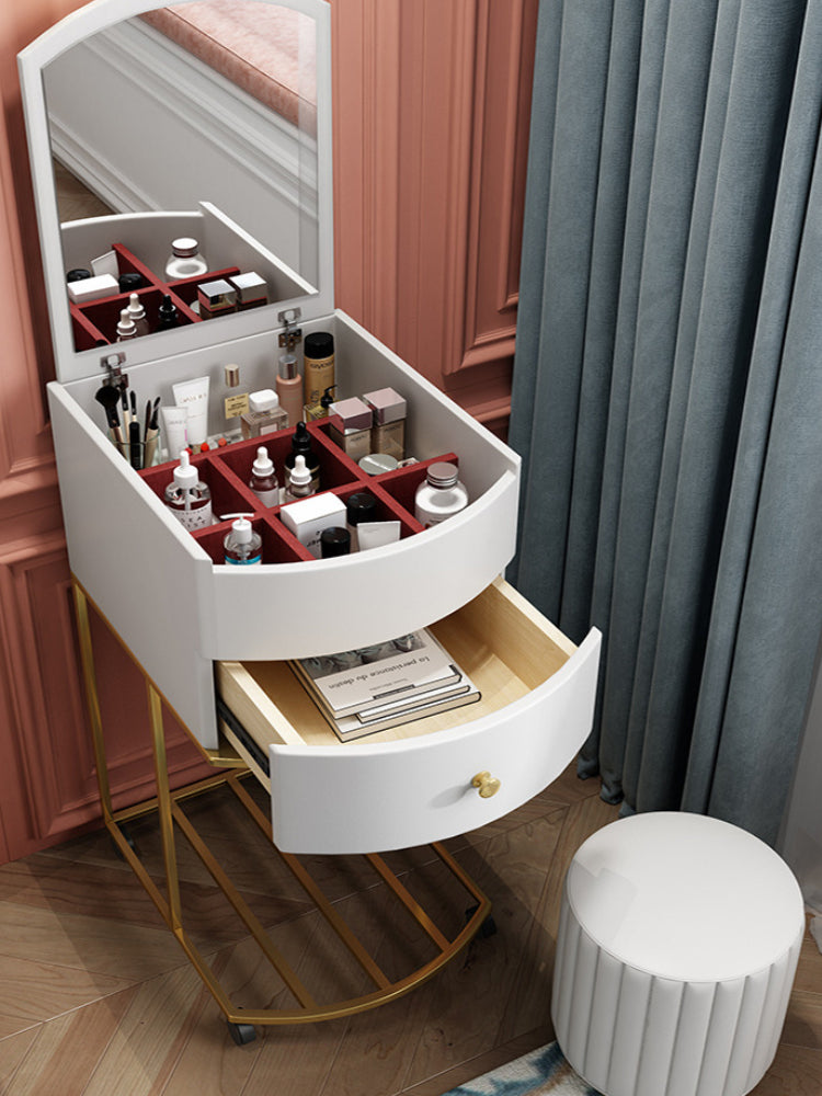 Small White Modern Nordic Vanity