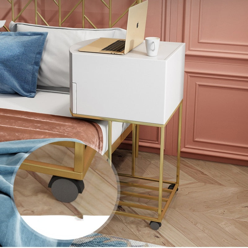 Small White Modern Nordic Vanity