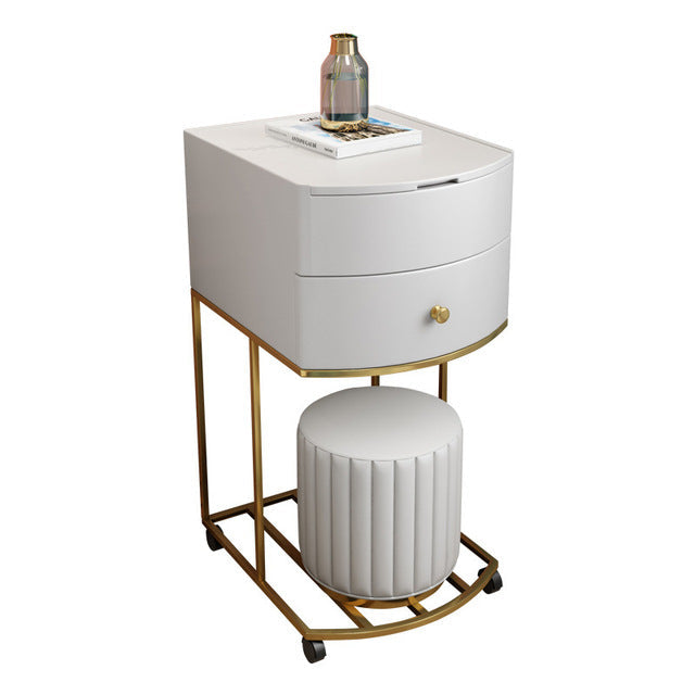Small White Modern Nordic Vanity