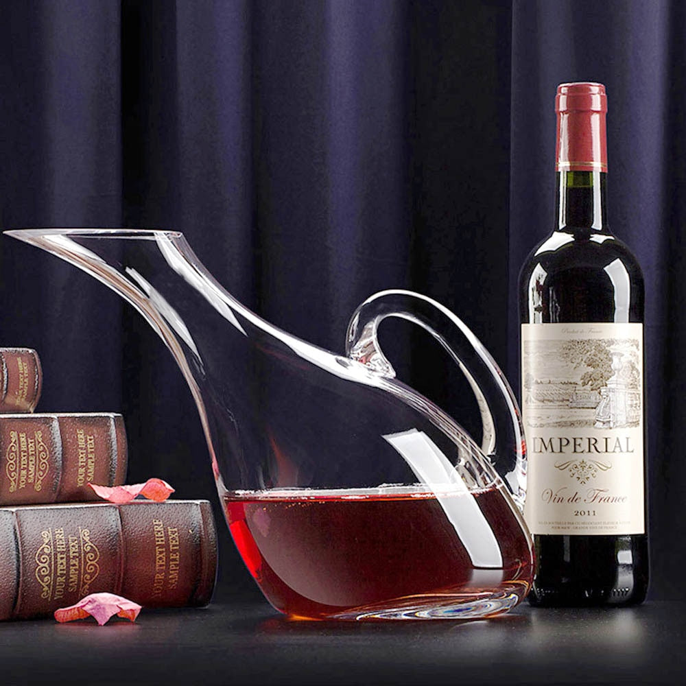 Sylvia II Slanted Wine Decanter