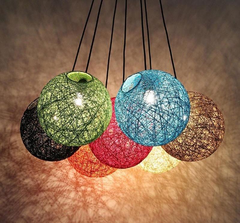 Hilde - Vintage Wicker Pendant Lamp