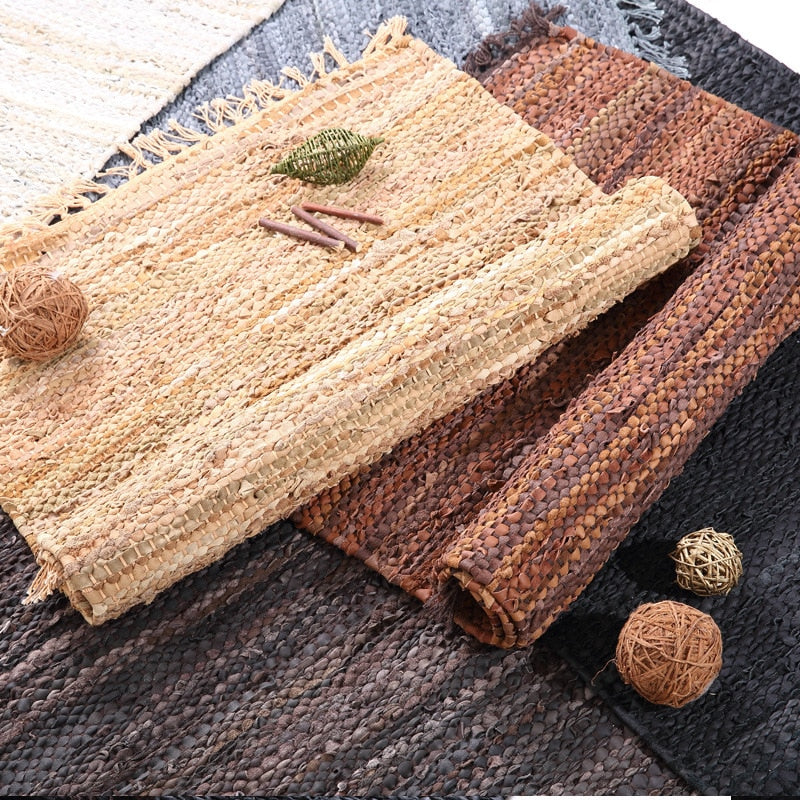 Lincoln Leather Accent Rugs