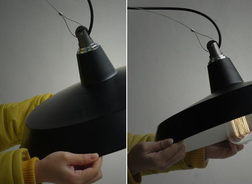 Pulley Industrial Retro Shade Pendant Ceiling Light