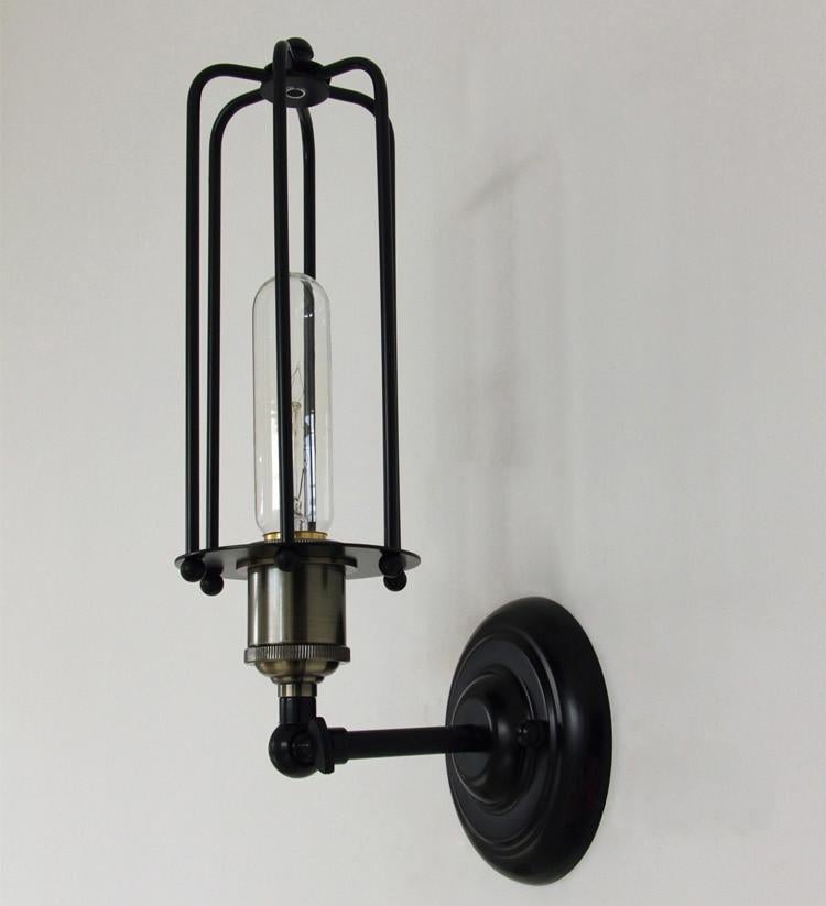 Pencil Cage Industrial Retro Vintage Wall Light