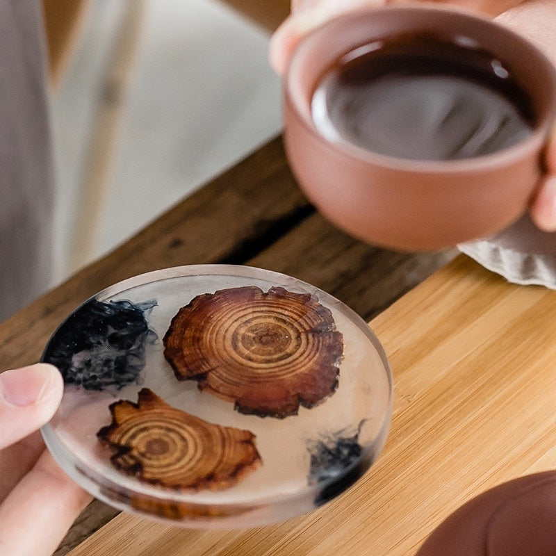Risa Wood and Resin Coasters