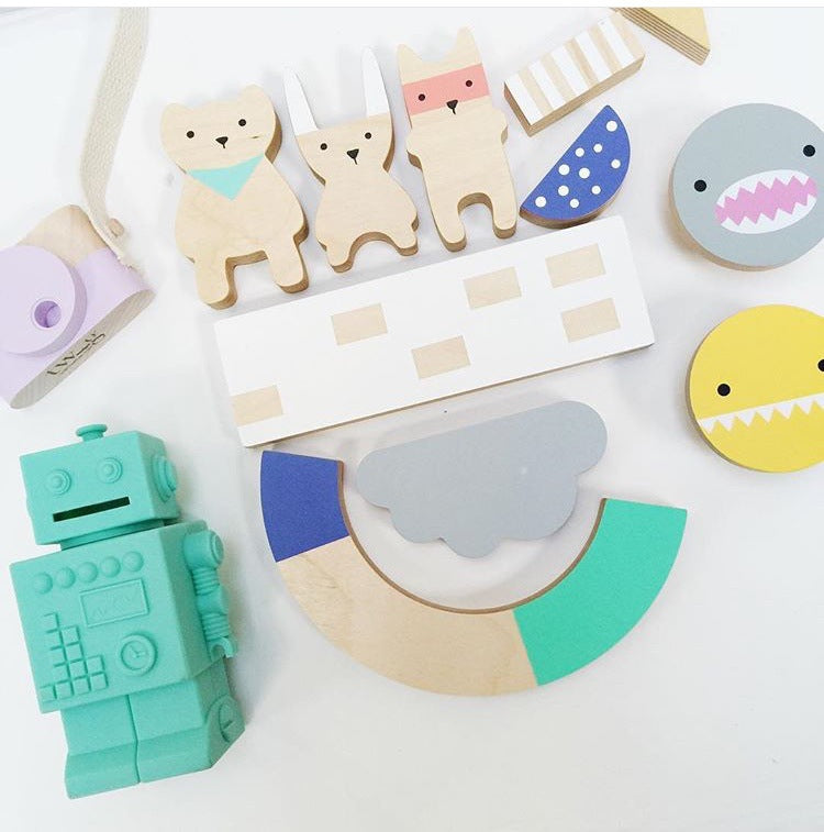 Mr Robert Silicone Robot Money Box Nursery Boy or Girl Gift Kids Decor