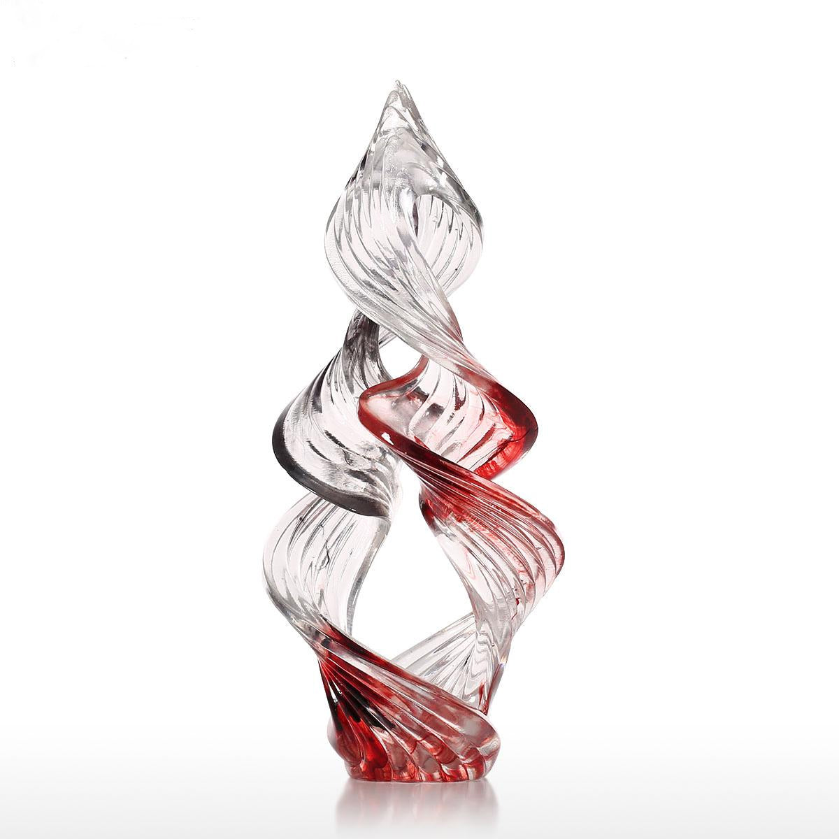 Cascading in Rojo Statue