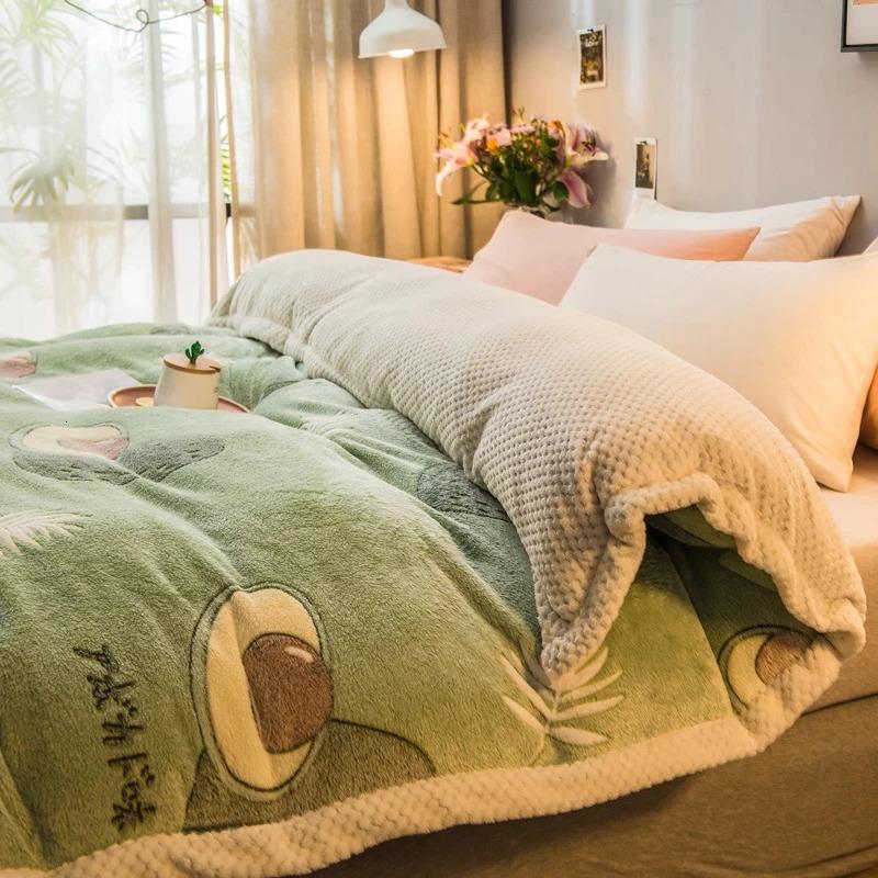 Avocado Soft Plush Duvet Cover