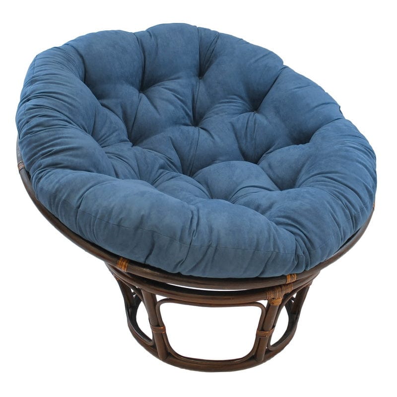 Arya Rattan Papasan Chair with Cushion