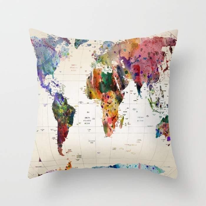 Map Cushion