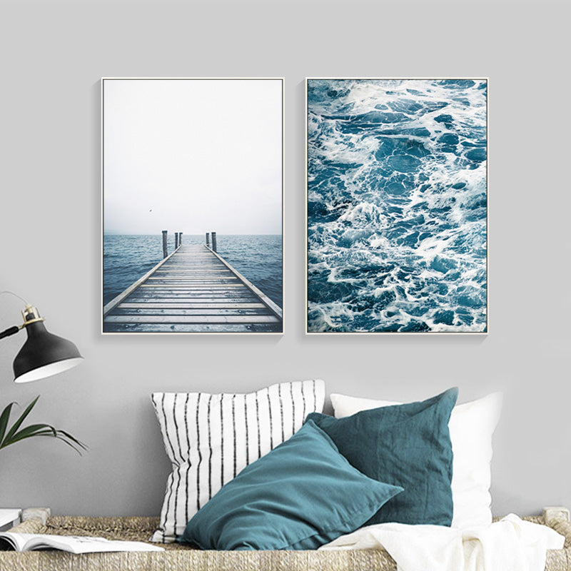 The Sea Wall Art Canvas Decorative Pictures Poster Print Wall Art Room Decor