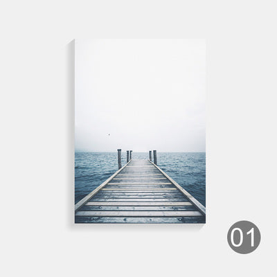 The Sea Wall Art Canvas Decorative Pictures Poster Print Wall Art Room Decor