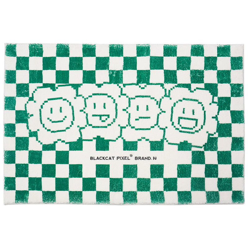 Smiling Flowers Bath Mat