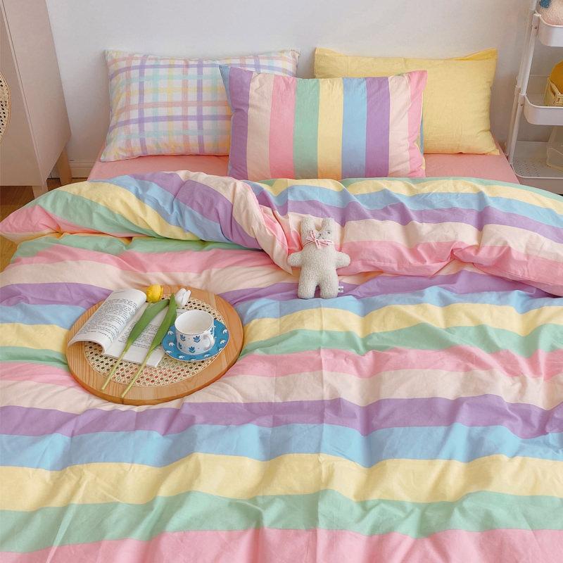 Pastel Rainbow Bedding Set