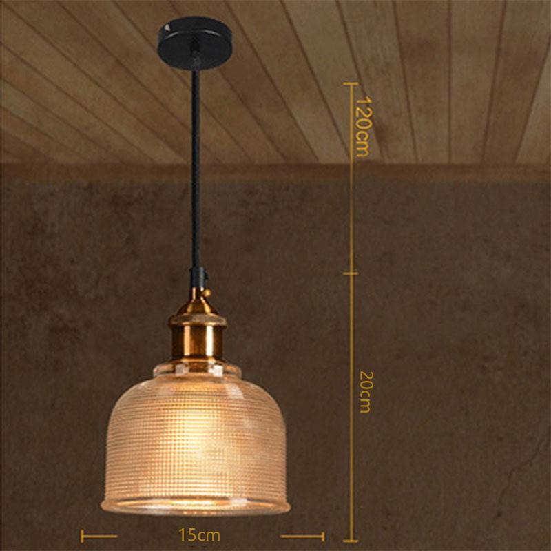 Sosie - Retro Europan Color Glass Pendant Light