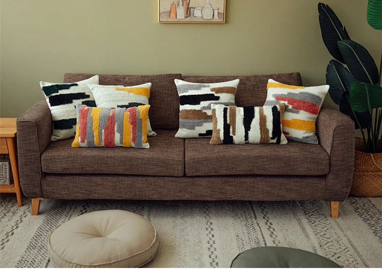 Splash Embroidered Pillow Cover