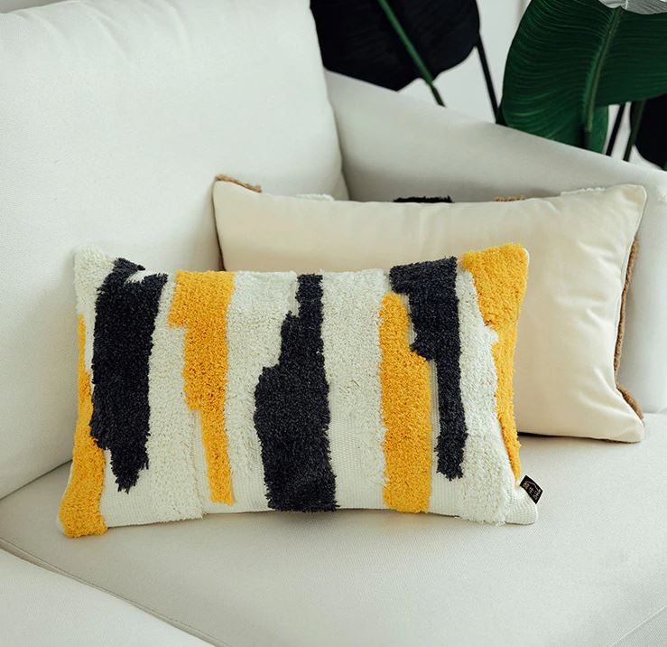 Splash Embroidered Pillow Cover