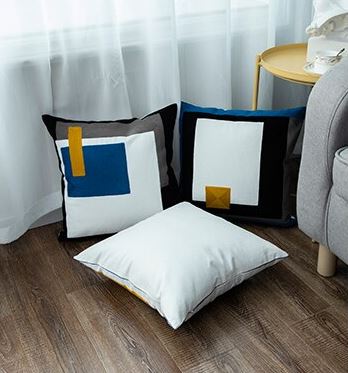 Square by  Square Abstract Pillow Cover