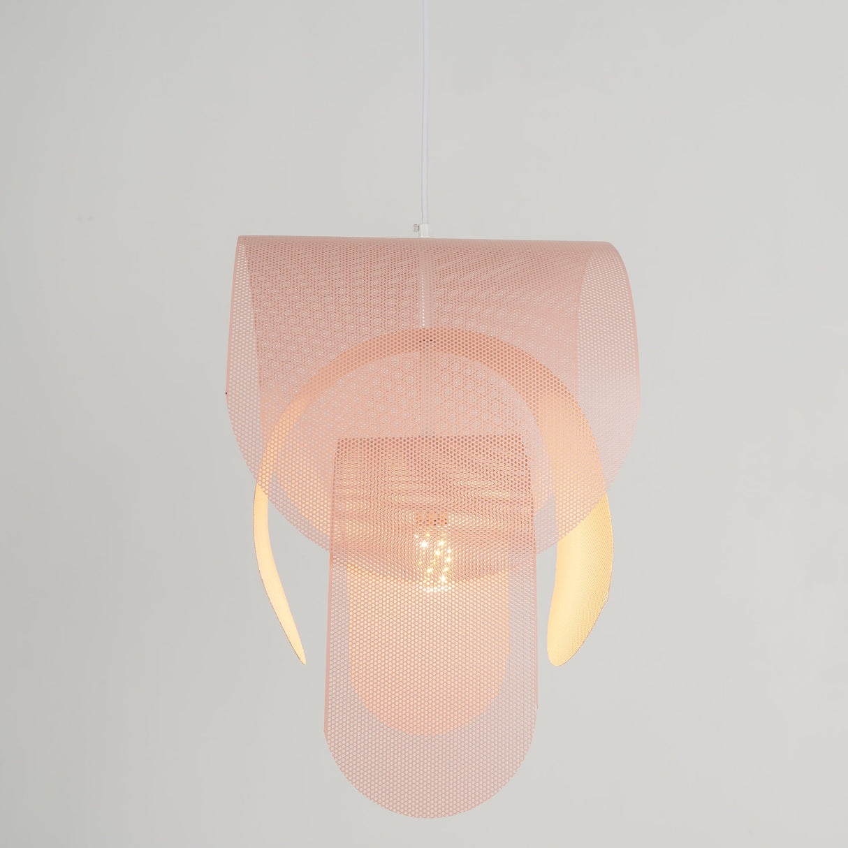 Perforated Metal Pendant Light