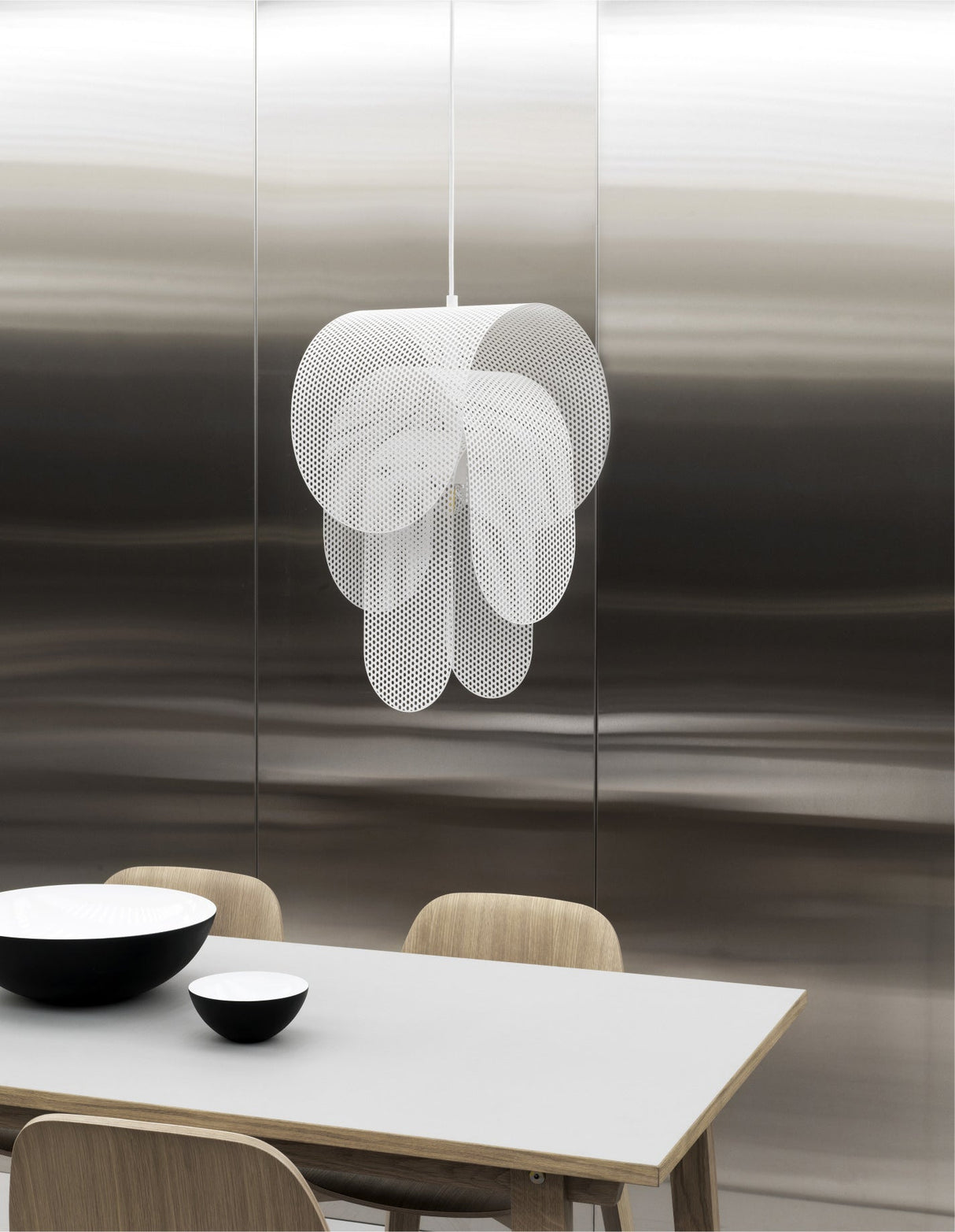 Perforated Metal Pendant Light
