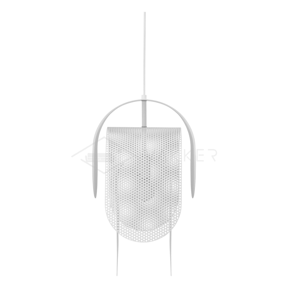 Perforated Metal Pendant Light