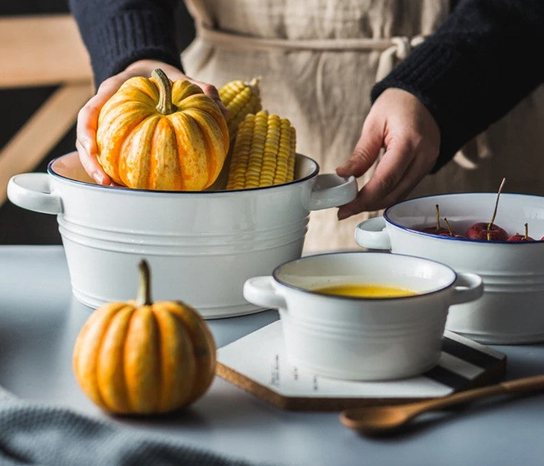 Symphony Enamel Soup Bowls