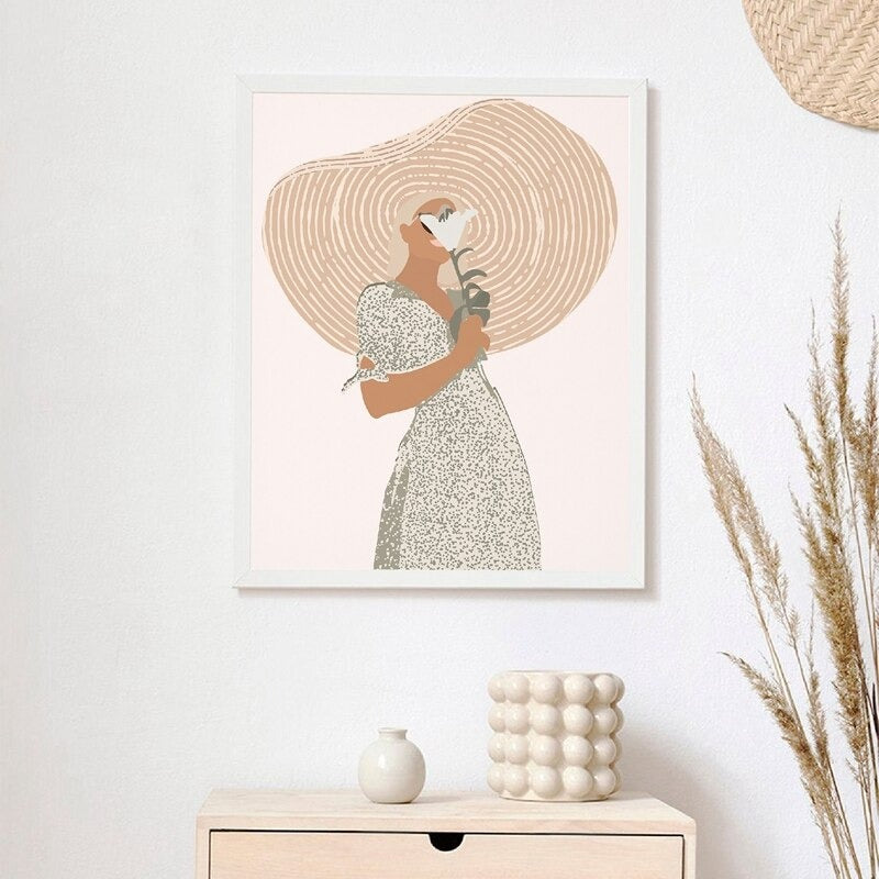 Terracotta Woman Canvas Print