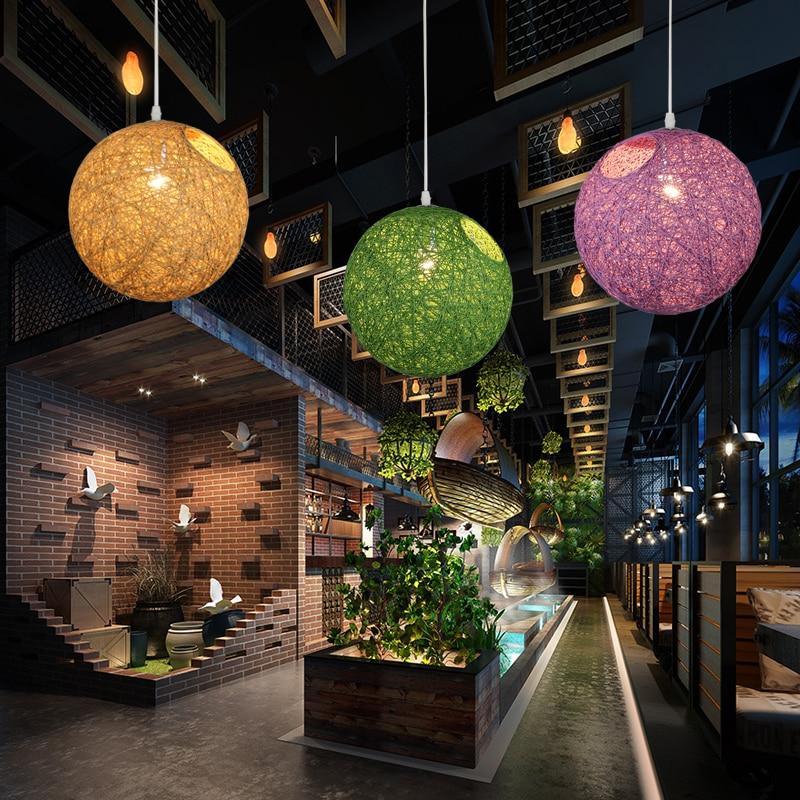 Vintage Wicker Pendant Lamp