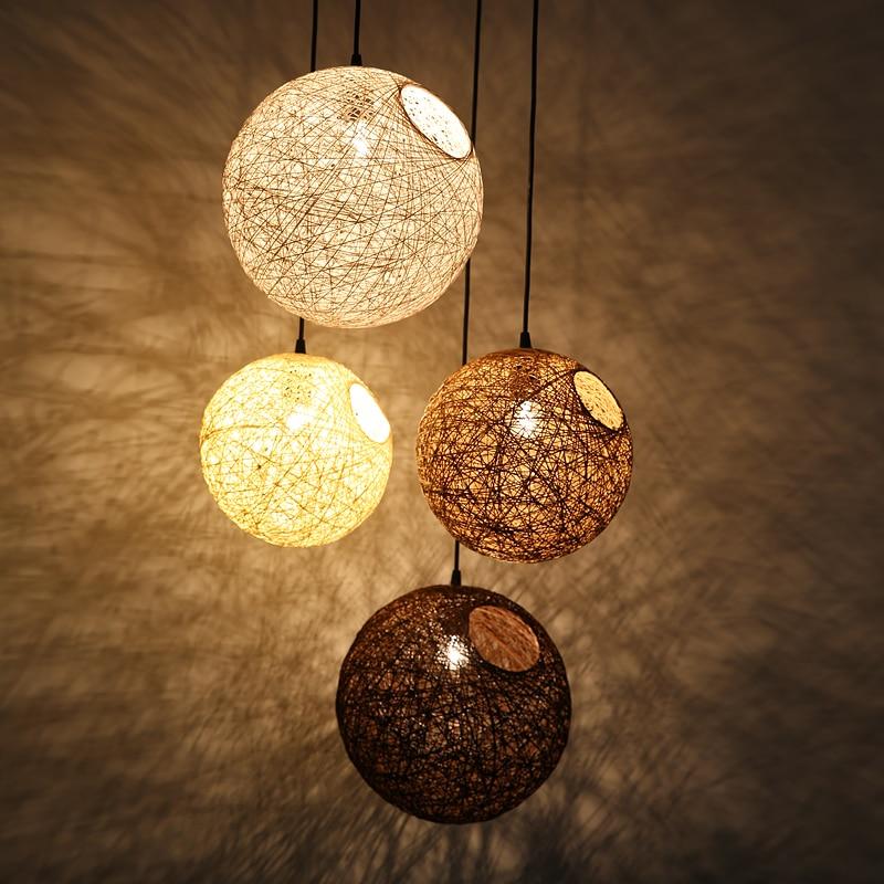 Vintage Wicker Pendant Lamp