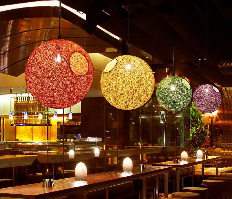 Vintage Wicker Pendant Lamp