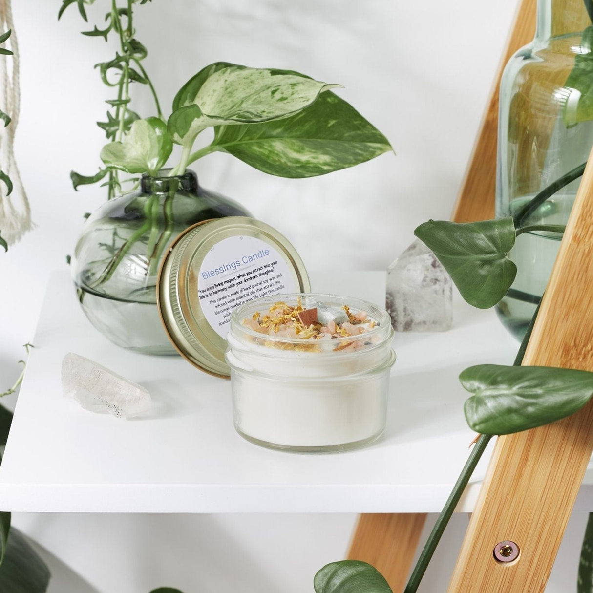 Blessings, Intention, Good Luck Candle