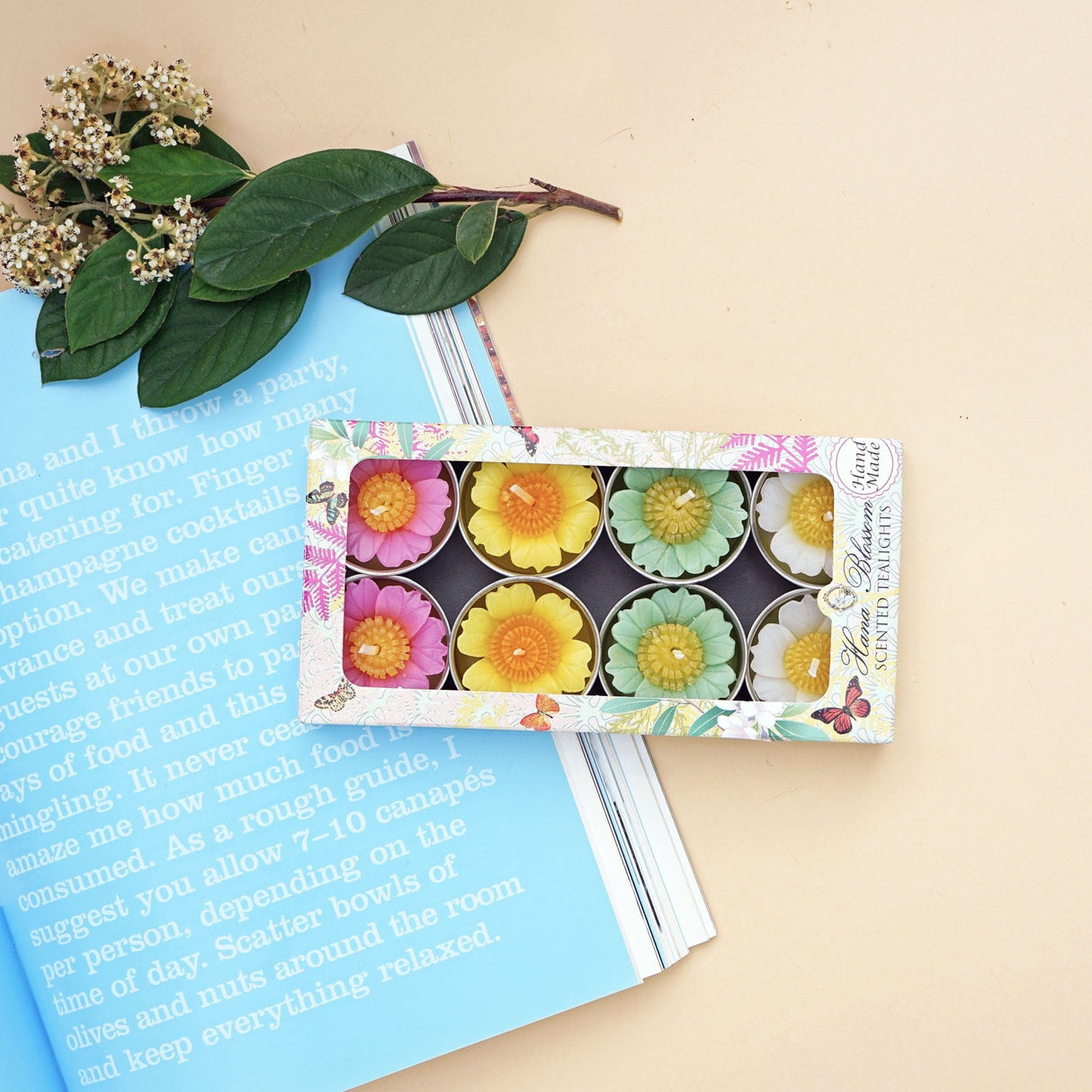 Assorted Primrose Scented Tealight Candles