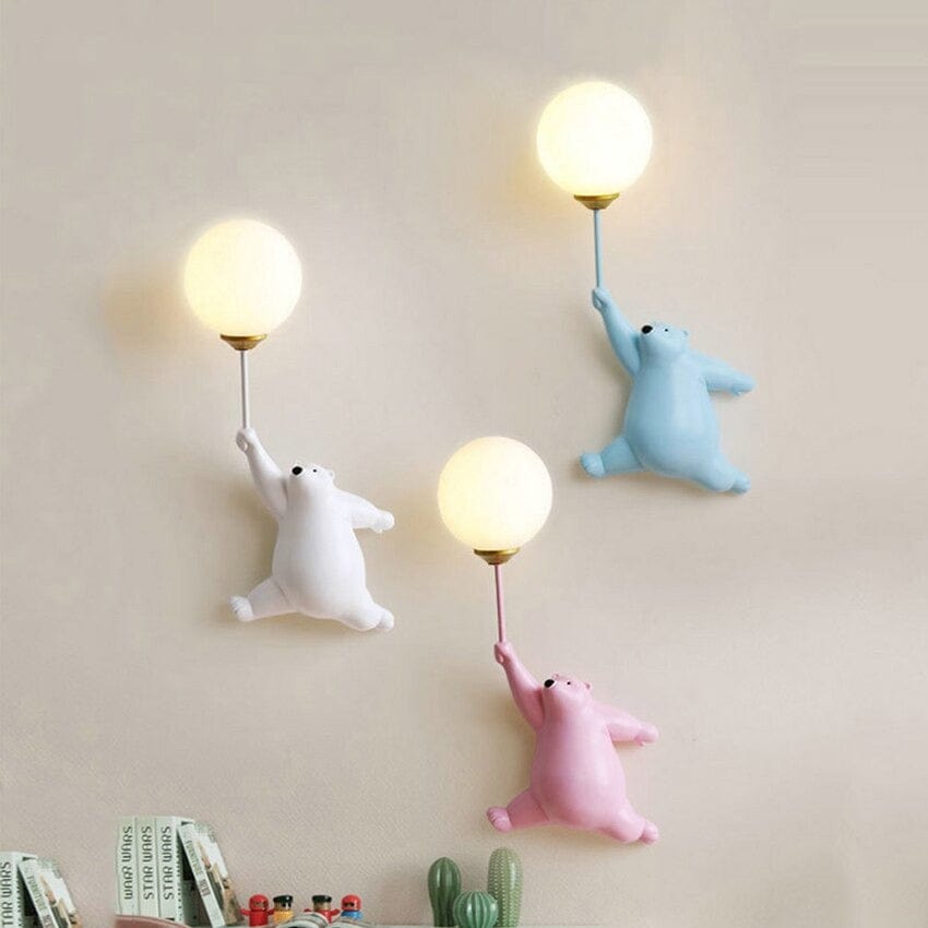 Polar Bear Wall Lamp