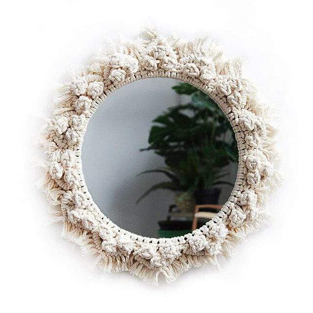 Azrou Cotton Macrame Mirror