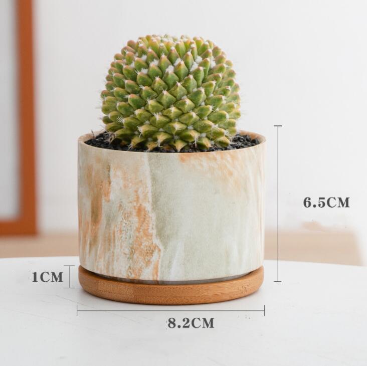 Colorful Tie Dye Flower Pot