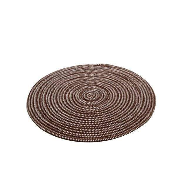Woven Round Tatami Carpet