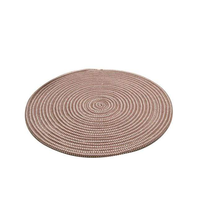 Woven Round Tatami Carpet