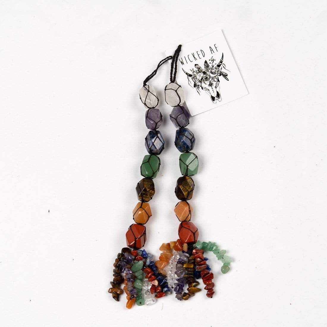 Hanging 7 Chakra Gemstones- Small Size