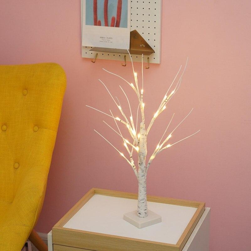 Cute Birch Tree Table Lamp